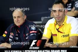 Cyril Abiteboul (FRA), Renault Sport F1 27.03.2015. Formula 1 World Championship, Rd 2, Malaysian Grand Prix, Sepang, Malaysia, Friday.