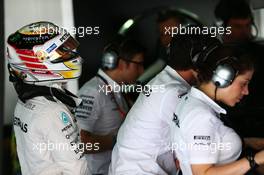 Lewis Hamilton (GBR) Mercedes AMG F1. 27.03.2015. Formula 1 World Championship, Rd 2, Malaysian Grand Prix, Sepang, Malaysia, Friday.