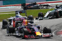 Daniel Ricciardo (AUS) Red Bull Racing RB11. 29.03.2015. Formula 1 World Championship, Rd 2, Malaysian Grand Prix, Sepang, Malaysia, Sunday.