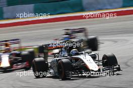 Sergio Perez (MEX) Sahara Force India F1 VJM08. 29.03.2015. Formula 1 World Championship, Rd 2, Malaysian Grand Prix, Sepang, Malaysia, Sunday.