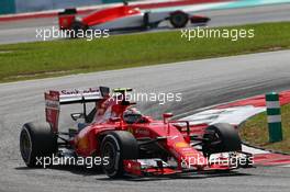 Kimi Raikkonen (FIN) Ferrari SF15-T. 29.03.2015. Formula 1 World Championship, Rd 2, Malaysian Grand Prix, Sepang, Malaysia, Sunday.