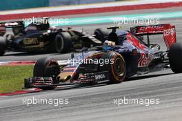 Carlos Sainz (ESP), Scuderia Toro Rosso  29.03.2015. Formula 1 World Championship, Rd 2, Malaysian Grand Prix, Sepang, Malaysia, Sunday.