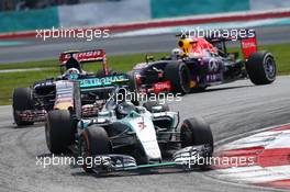 Nico Rosberg (GER) Mercedes AMG F1 W06. 29.03.2015. Formula 1 World Championship, Rd 2, Malaysian Grand Prix, Sepang, Malaysia, Sunday.