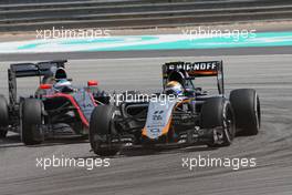 Sergio Perez (MEX), Sahara Force India  29.03.2015. Formula 1 World Championship, Rd 2, Malaysian Grand Prix, Sepang, Malaysia, Sunday.