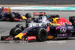 Daniel Ricciardo (AUS), Red Bull Racing  29.03.2015. Formula 1 World Championship, Rd 2, Malaysian Grand Prix, Sepang, Malaysia, Sunday.