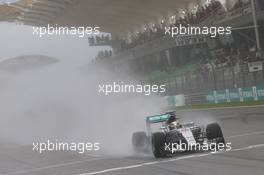 Lewis Hamilton (GBR) Mercedes AMG F1 W06. 28.03.2015. Formula 1 World Championship, Rd 2, Malaysian Grand Prix, Sepang, Malaysia, Saturday.