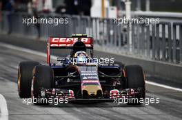Carlos Sainz Jr (ESP) Scuderia Toro Rosso STR10. 28.03.2015. Formula 1 World Championship, Rd 2, Malaysian Grand Prix, Sepang, Malaysia, Saturday.