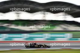 Pastor Maldonado (VEN) Lotus F1 E23. 28.03.2015. Formula 1 World Championship, Rd 2, Malaysian Grand Prix, Sepang, Malaysia, Saturday.
