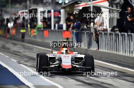 Roberto Merhi (ESP) Manor Marussia F1 Team. 28.03.2015. Formula 1 World Championship, Rd 2, Malaysian Grand Prix, Sepang, Malaysia, Saturday.