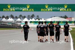 Sergio Perez (MEX), Sahara Force India  26.03.2015. Formula 1 World Championship, Rd 2, Malaysian Grand Prix, Sepang, Malaysia, Thursday.