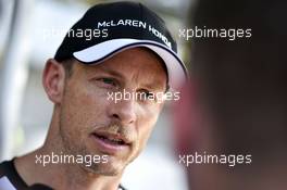 Jenson Button (GBR) McLaren. 26.03.2015. Formula 1 World Championship, Rd 2, Malaysian Grand Prix, Sepang, Malaysia, Thursday.