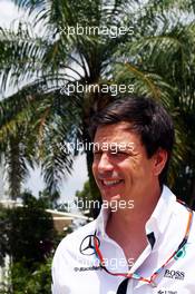 Toto Wolff (GER) Mercedes AMG F1 Shareholder and Executive Director. 26.03.2015. Formula 1 World Championship, Rd 2, Malaysian Grand Prix, Sepang, Malaysia, Thursday.
