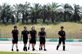 Sergio Perez (MEX), Sahara Force India  26.03.2015. Formula 1 World Championship, Rd 2, Malaysian Grand Prix, Sepang, Malaysia, Thursday.