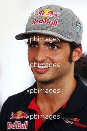 Carlos Sainz Jr (ESP) Scuderia Toro Rosso. 26.03.2015. Formula 1 World Championship, Rd 2, Malaysian Grand Prix, Sepang, Malaysia, Thursday.