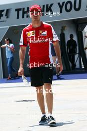 Sebastian Vettel (GER) Ferrari. 26.03.2015. Formula 1 World Championship, Rd 2, Malaysian Grand Prix, Sepang, Malaysia, Thursday.