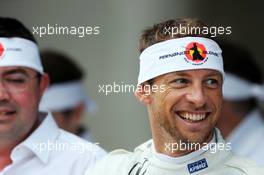 Jenson Button (GBR) McLaren. 09.10.2015. Formula 1 World Championship, Rd 15, Russian Grand Prix, Sochi Autodrom, Sochi, Russia, Practice Day.