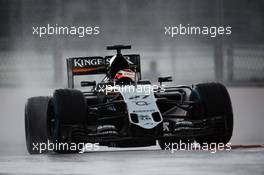 Nico Hulkenberg (GER) Sahara Force India F1 VJM08. 09.10.2015. Formula 1 World Championship, Rd 15, Russian Grand Prix, Sochi Autodrom, Sochi, Russia, Practice Day.
