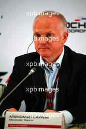 Alexander Saurin (RUS) Vice Govenor of Krasnodar Regional Administration. 09.10.2015. Formula 1 World Championship, Rd 15, Russian Grand Prix, Sochi Autodrom, Sochi, Russia, Practice Day.