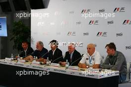 A Press Conference held by the circuit organisers. 09.10.2015. Formula 1 World Championship, Rd 15, Russian Grand Prix, Sochi Autodrom, Sochi, Russia, Practice Day.