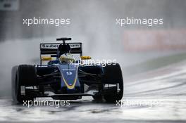 Marcus Ericsson (SWE) Sauber C34. 09.10.2015. Formula 1 World Championship, Rd 15, Russian Grand Prix, Sochi Autodrom, Sochi, Russia, Practice Day.