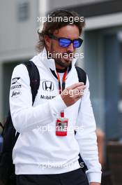 Fernando Alonso (ESP) McLaren. 09.10.2015. Formula 1 World Championship, Rd 15, Russian Grand Prix, Sochi Autodrom, Sochi, Russia, Practice Day.