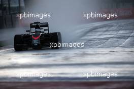 Fernando Alonso (ESP) McLaren MP4-30. 09.10.2015. Formula 1 World Championship, Rd 15, Russian Grand Prix, Sochi Autodrom, Sochi, Russia, Practice Day.
