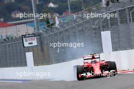 Kimi Raikkonen (FIN), Scuderia Ferrari  09.10.2015. Formula 1 World Championship, Rd 15, Russian Grand Prix, Sochi Autodrom, Sochi, Russia, Practice Day.