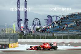Kimi Raikkonen (FIN) Ferrari SF15-T. 09.10.2015. Formula 1 World Championship, Rd 15, Russian Grand Prix, Sochi Autodrom, Sochi, Russia, Practice Day.