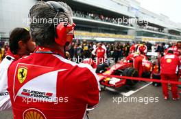 Maurizio Arrivabene (ITA) Ferrari Team Principal on the grid. 11.10.2015. Formula 1 World Championship, Rd 15, Russian Grand Prix, Sochi Autodrom, Sochi, Russia, Race Day.