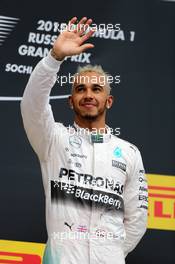 Lewis Hamilton (GBR), Mercedes AMG F1 Team  11.10.2015. Formula 1 World Championship, Rd 15, Russian Grand Prix, Sochi Autodrom, Sochi, Russia, Race Day.