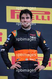 Sergio Perez (MEX), Sahara Force India  11.10.2015. Formula 1 World Championship, Rd 15, Russian Grand Prix, Sochi Autodrom, Sochi, Russia, Race Day.