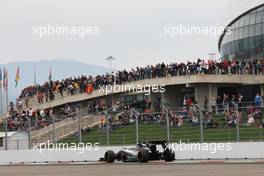 Sergio Perez (MEX) Sahara Force India F1 VJM08. 11.10.2015. Formula 1 World Championship, Rd 15, Russian Grand Prix, Sochi Autodrom, Sochi, Russia, Race Day.