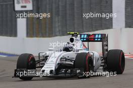 Valtteri Bottas (FIN) Williams FW37. 11.10.2015. Formula 1 World Championship, Rd 15, Russian Grand Prix, Sochi Autodrom, Sochi, Russia, Race Day.