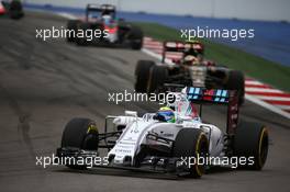 Felipe Massa (BRA) Williams FW37. 11.10.2015. Formula 1 World Championship, Rd 15, Russian Grand Prix, Sochi Autodrom, Sochi, Russia, Race Day.