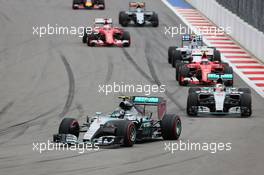 Nico Rosberg (GER) Mercedes AMG F1 W06. 11.10.2015. Formula 1 World Championship, Rd 15, Russian Grand Prix, Sochi Autodrom, Sochi, Russia, Race Day.