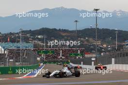 Valtteri Bottas (FIN) Williams FW37. 11.10.2015. Formula 1 World Championship, Rd 15, Russian Grand Prix, Sochi Autodrom, Sochi, Russia, Race Day.