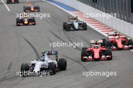 Valtteri Bottas (FIN) Williams FW37. 11.10.2015. Formula 1 World Championship, Rd 15, Russian Grand Prix, Sochi Autodrom, Sochi, Russia, Race Day.