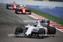 Valtteri Bottas (FIN) Williams FW37. 11.10.2015. Formula 1 World Championship, Rd 15, Russian Grand Prix, Sochi Autodrom, Sochi, Russia, Race Day.