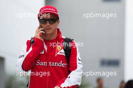 Kimi Raikkonen (FIN) Ferrari. 10.10.2015. Formula 1 World Championship, Rd 15, Russian Grand Prix, Sochi Autodrom, Sochi, Russia, Qualifying Day.