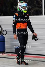 Sergio Perez (MEX) Sahara Force India F1. 10.10.2015. Formula 1 World Championship, Rd 15, Russian Grand Prix, Sochi Autodrom, Sochi, Russia, Qualifying Day.