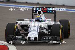 Felipe Massa (BRA) Williams FW37. 10.10.2015. Formula 1 World Championship, Rd 15, Russian Grand Prix, Sochi Autodrom, Sochi, Russia, Qualifying Day.