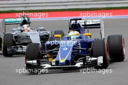 Marcus Ericsson (SWE), Sauber F1 Team  10.10.2015. Formula 1 World Championship, Rd 15, Russian Grand Prix, Sochi Autodrom, Sochi, Russia, Qualifying Day.