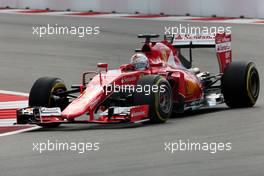Sebastian Vettel (GER), Scuderia Ferrari  10.10.2015. Formula 1 World Championship, Rd 15, Russian Grand Prix, Sochi Autodrom, Sochi, Russia, Qualifying Day.