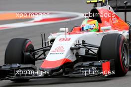 Roberto Merhi (SPA), Manor F1 Team  10.10.2015. Formula 1 World Championship, Rd 15, Russian Grand Prix, Sochi Autodrom, Sochi, Russia, Qualifying Day.