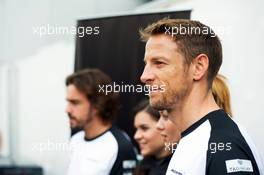 Jenson Button (GBR) McLaren. 11.10.2015. Formula 1 World Championship, Rd 15, Russian Grand Prix, Sochi Autodrom, Sochi, Russia, Race Day.