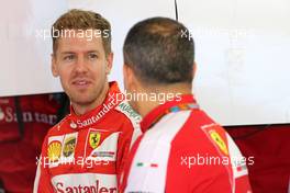 Sebastian Vettel (GER), Scuderia Ferrari  08.10.2015. Formula 1 World Championship, Rd 15, Russian Grand Prix, Sochi Autodrom, Sochi, Russia, Preparation Day.