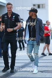 Lewis Hamilton (GBR) Mercedes AMG F1. 08.10.2015. Formula 1 World Championship, Rd 15, Russian Grand Prix, Sochi Autodrom, Sochi, Russia, Preparation Day.