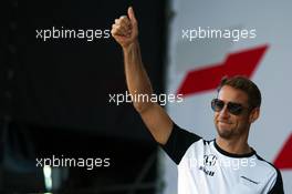 Jenson Button (GBR) McLaren. 08.10.2015. Formula 1 World Championship, Rd 15, Russian Grand Prix, Sochi Autodrom, Sochi, Russia, Preparation Day.