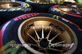 Pirelli tyres. 08.10.2015. Formula 1 World Championship, Rd 15, Russian Grand Prix, Sochi Autodrom, Sochi, Russia, Preparation Day.