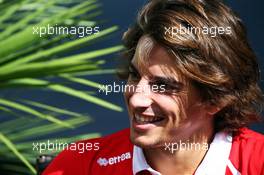 Roberto Merhi (ESP) Manor Marussia F1 Team. 08.10.2015. Formula 1 World Championship, Rd 15, Russian Grand Prix, Sochi Autodrom, Sochi, Russia, Preparation Day.